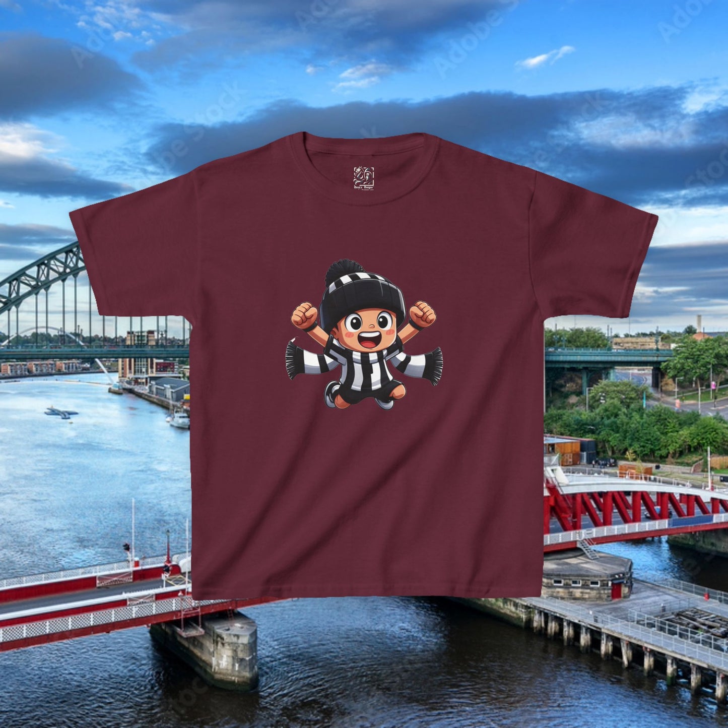 Newcastle United Mini Toon Supporter Kids Tee