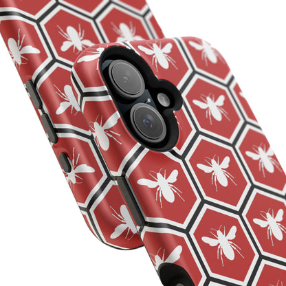 Honeycomb Bee Impact-Resistant Phone Case