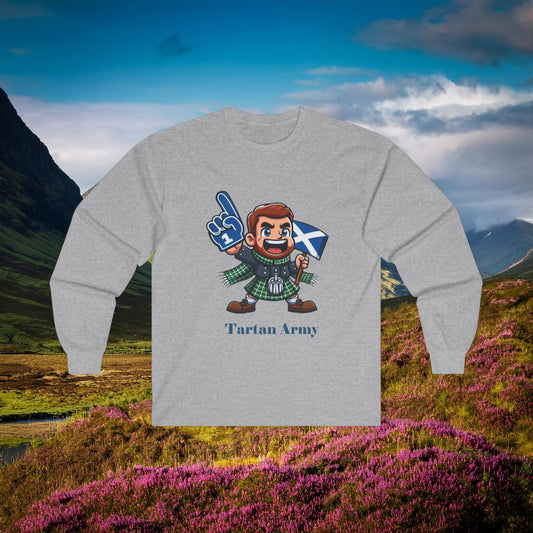 Scotland Tartan Army Long Sleeve Tee