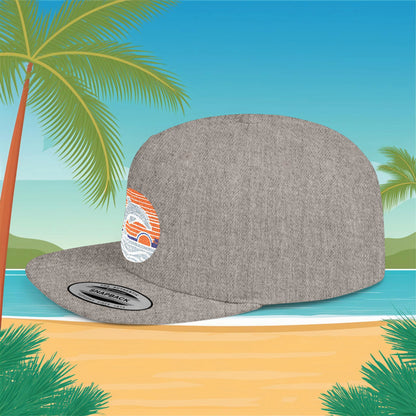 Miami Logo Flat Bill Snapback