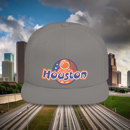 Houston Astronaut Flat Bill Snapback