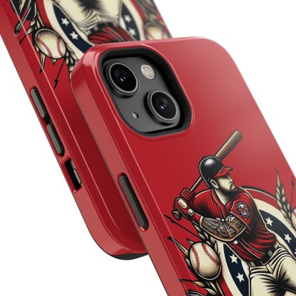 Washington Baseball At Bat Impact-Resistant Cases