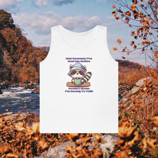 Raccoon Coffee Tank Top