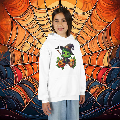 Cute Witch Youth Hoodie