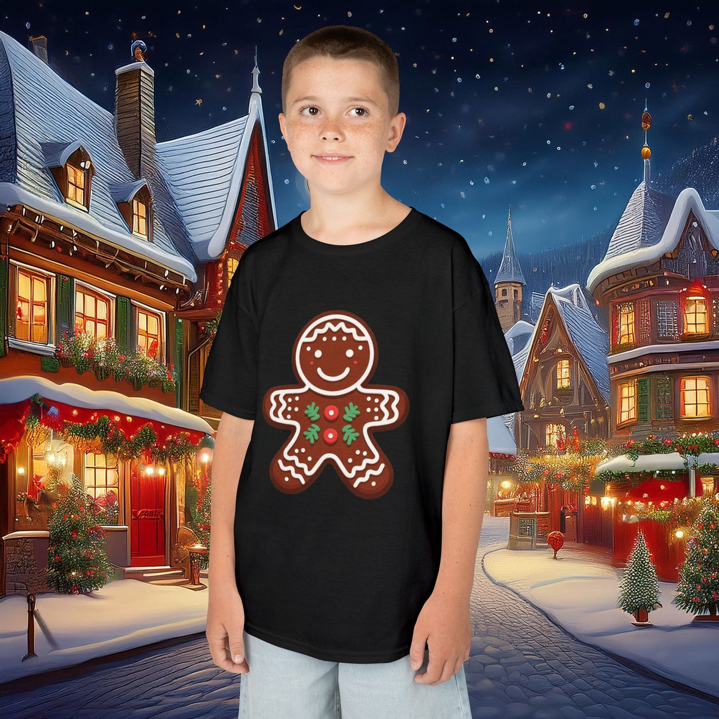 Gingerbread Man Kids Tee