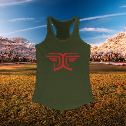 Winged DC Women's Racerback Tank