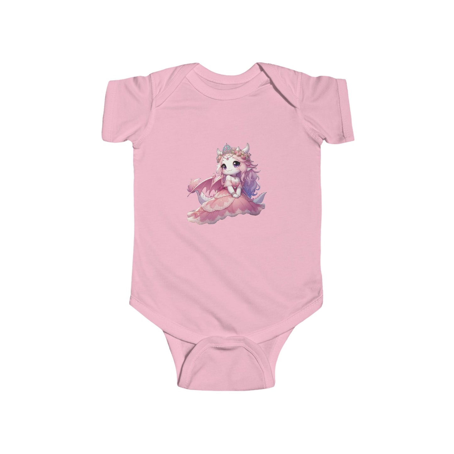 Pink Dragon Princess Infant Bodysuit