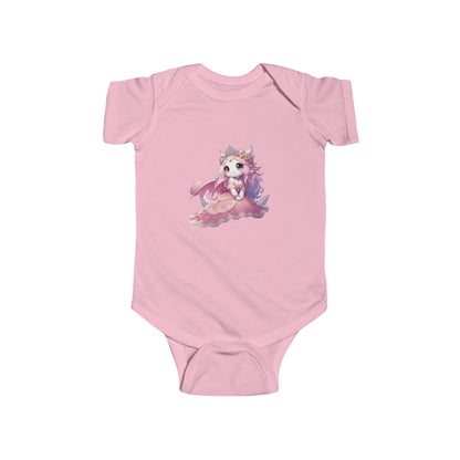 Pink Dragon Princess Infant Bodysuit