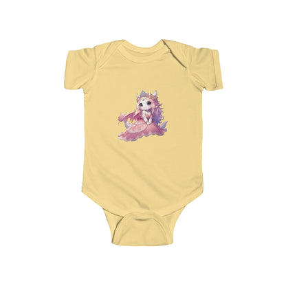 Pink Dragon Princess Infant Bodysuit