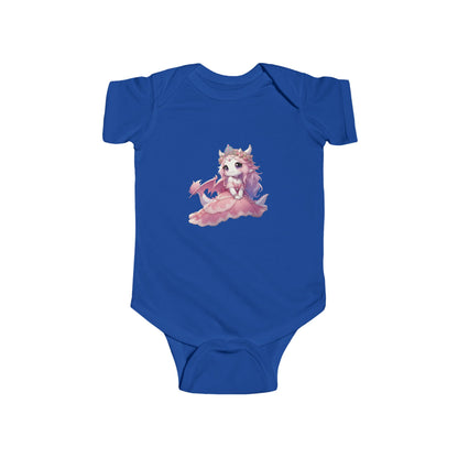 Pink Dragon Princess Infant Bodysuit
