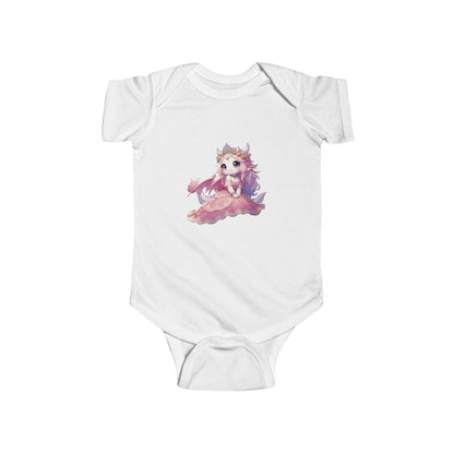 Pink Dragon Princess Infant Bodysuit