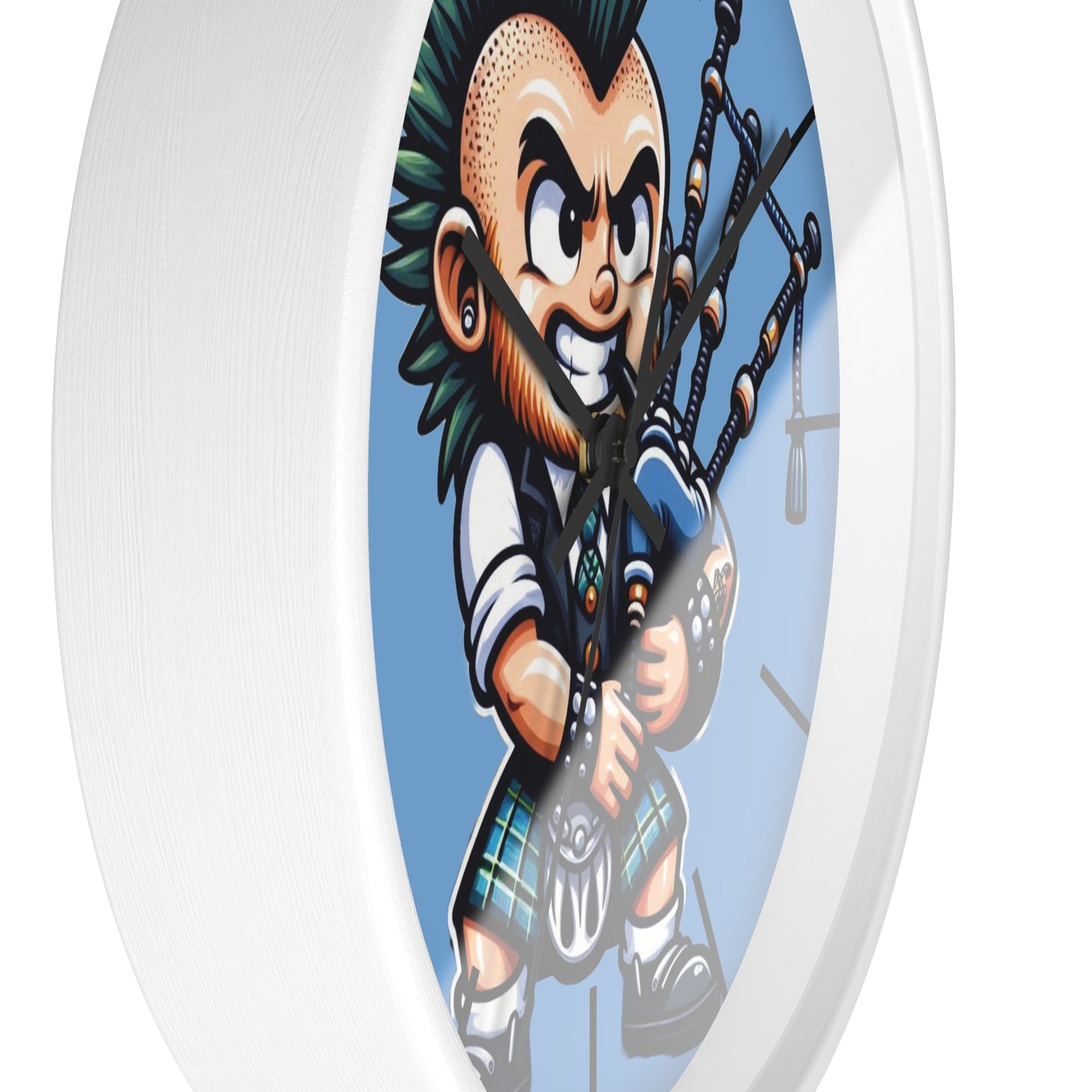 Scottish Punk Wall Clock