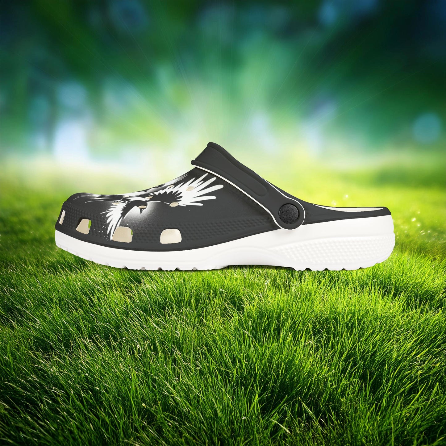 Newcastle Magpie Graffiti Foam Clogs