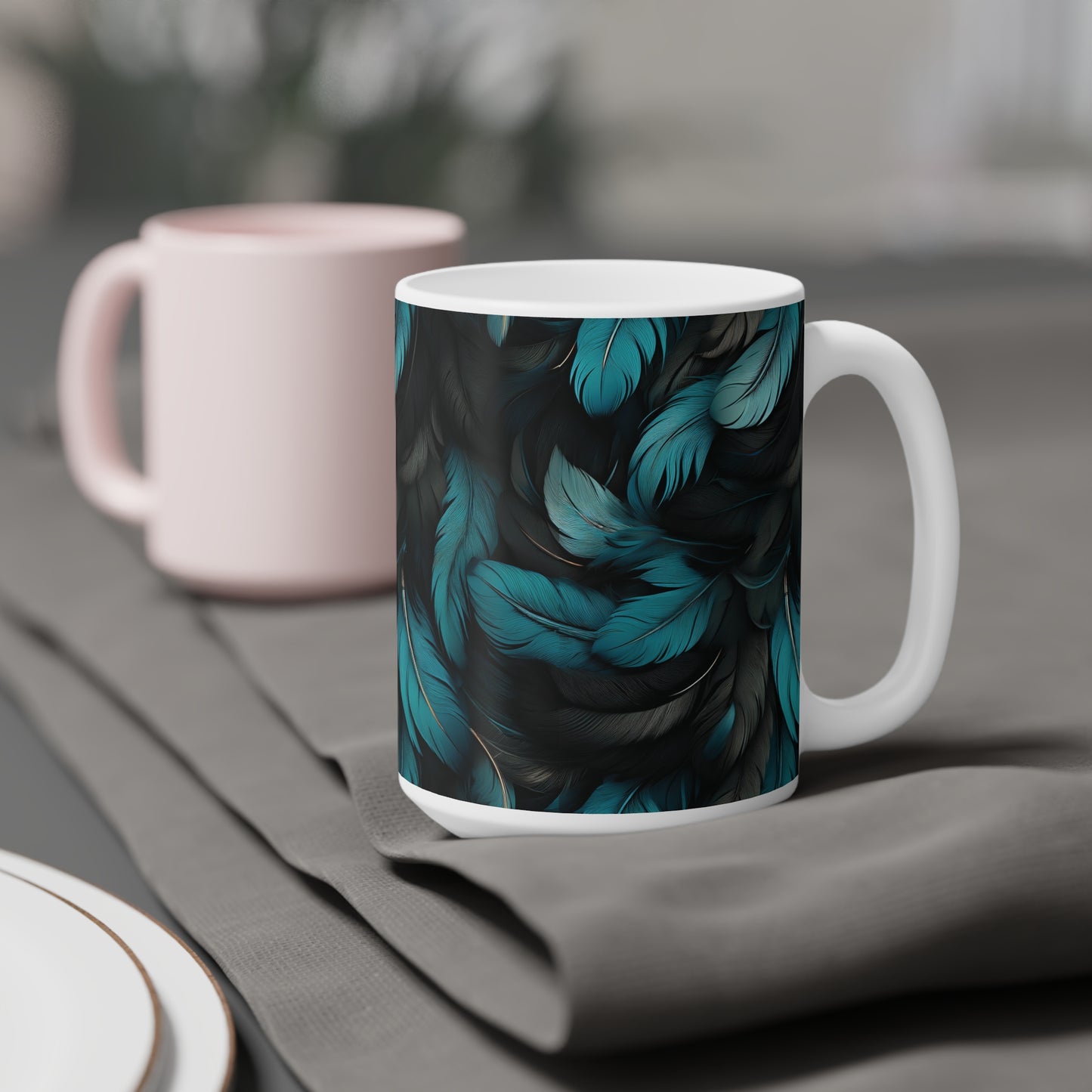 Newcastle United Feather Ceramic Mugs (11oz\15oz)