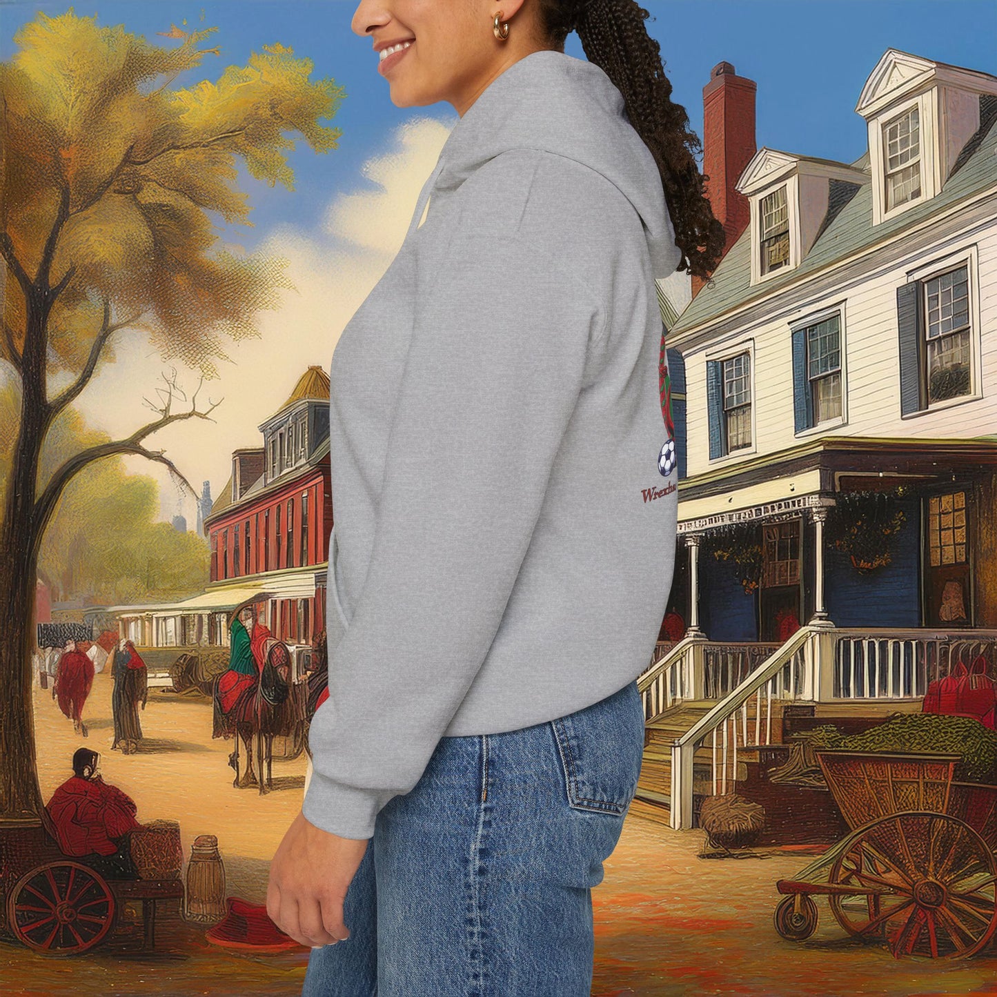 Revolutionary Red Dragons Logo Hoodie