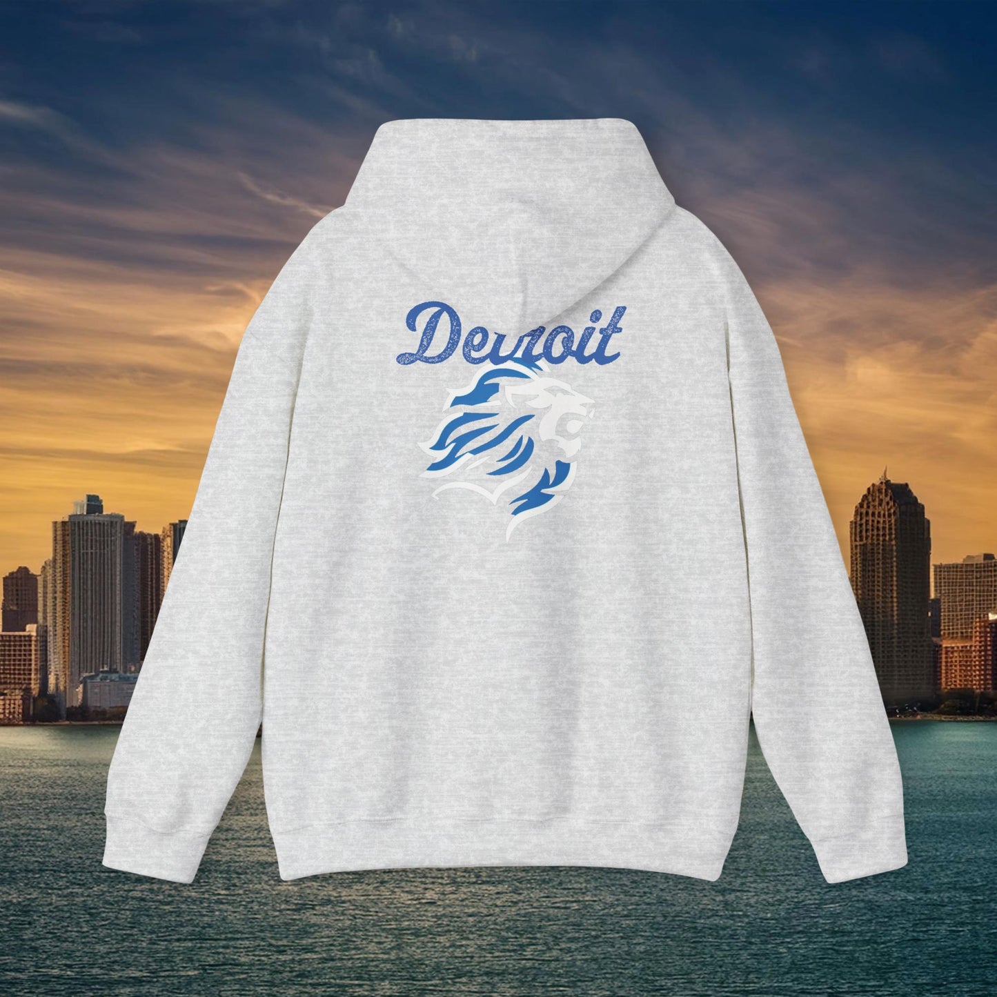 Detroit Football Crest Hoodie