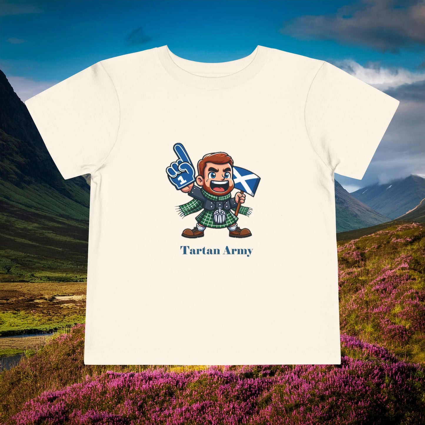 Scotland Tartan Army Toddler Tee
