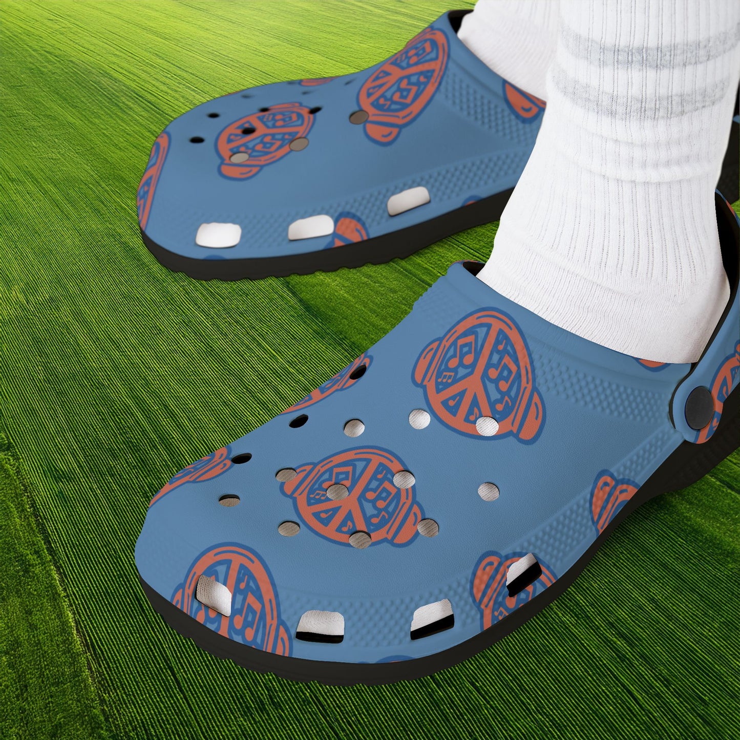 Beats Peace Logo Foam Clogs