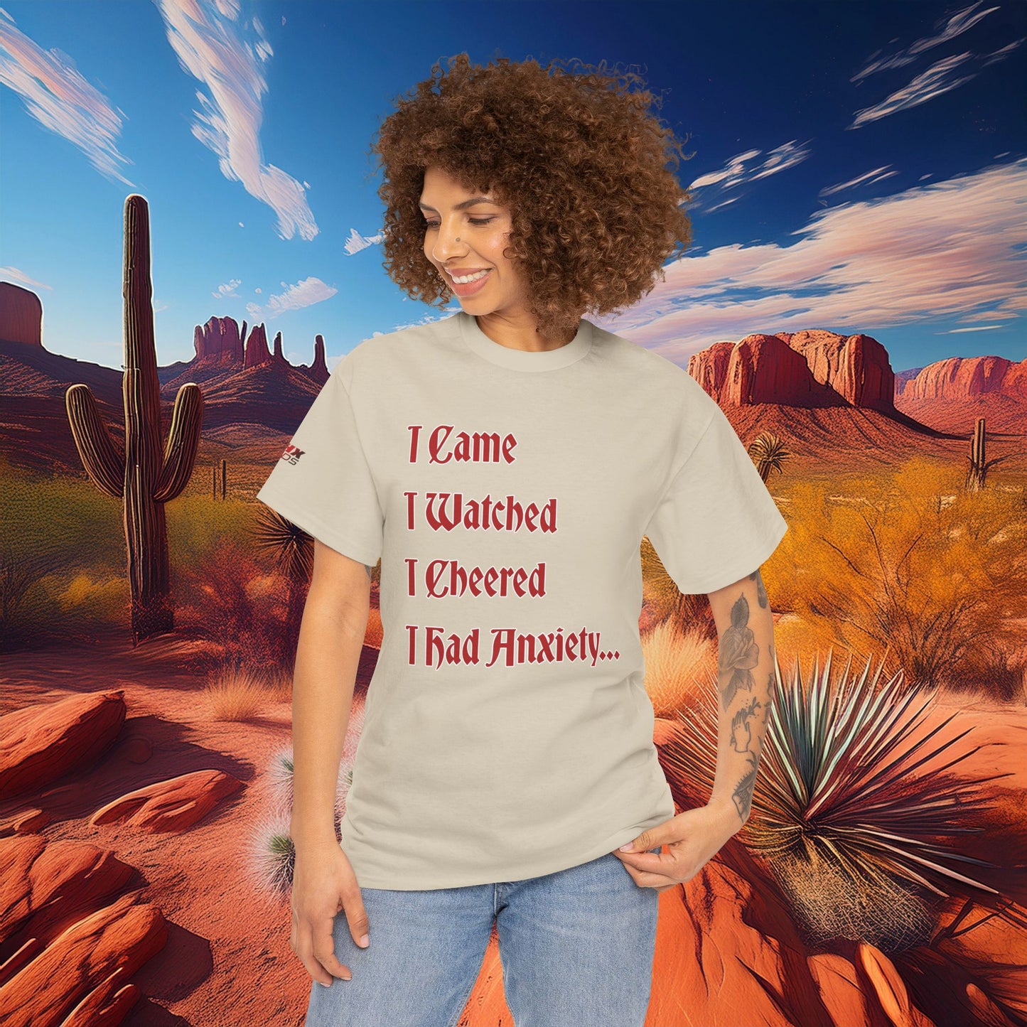 PHX Reds "Never Leave A Wrexham Match" Tee