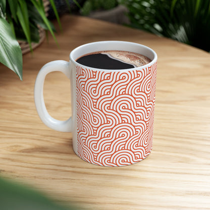 Retro Waves Ceramic Mug (11oz/15oz)