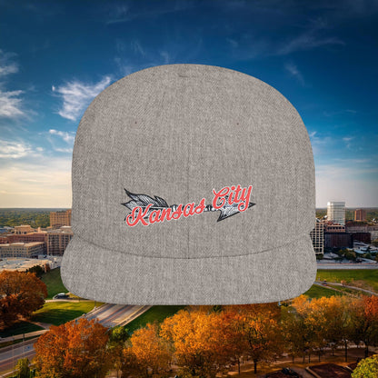 Kansas City Arrow Flat Bill Snapback