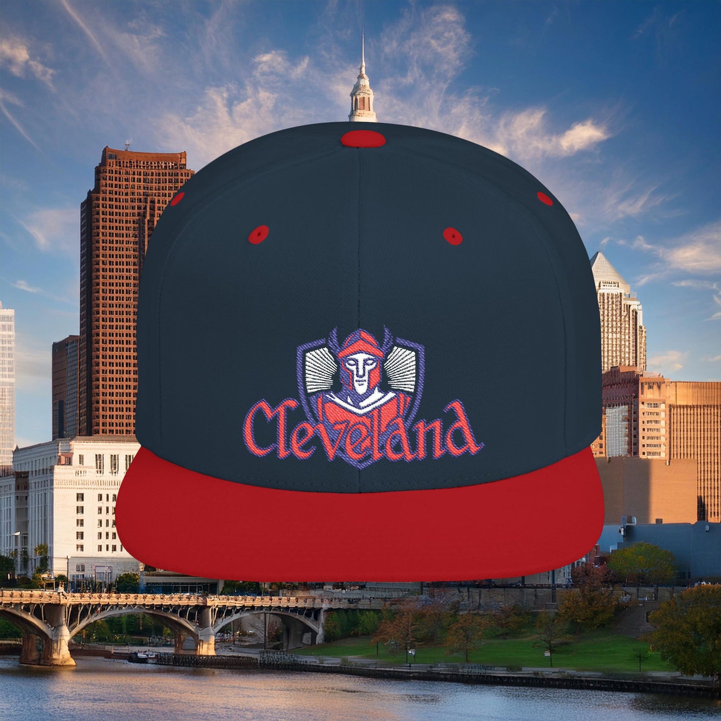 Cleveland Baseball Flat Bill Snapback