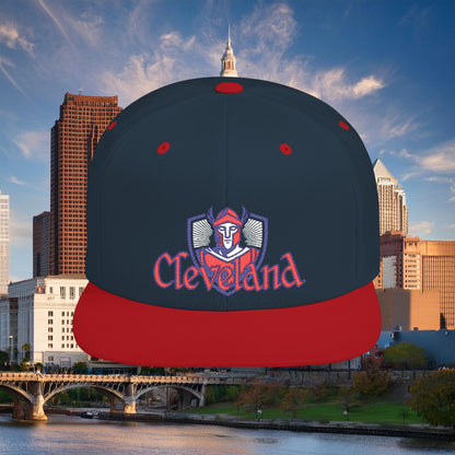 Cleveland Baseball Flat Bill Snapback
