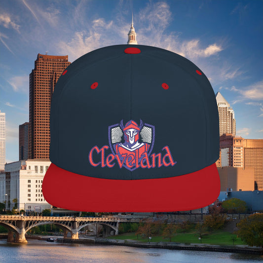 Cleveland Baseball Flat Bill Snapback