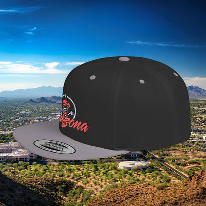 Arizona Baseball Logo Flat Bill Snapback