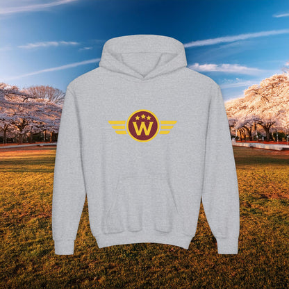 Washington DC Football Logo Youth Hoodie
