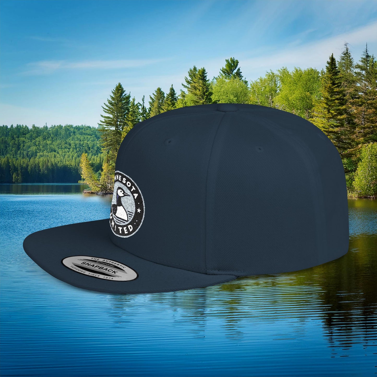 Minnesota United Crest Flat Bill Snapback