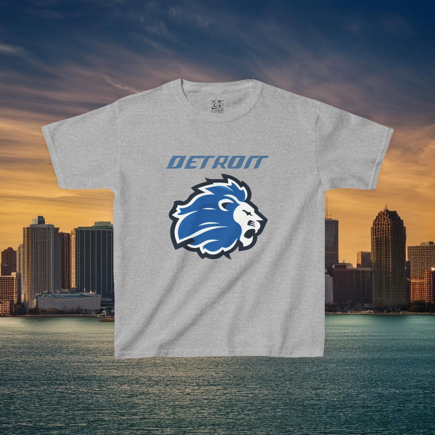 Detroit Football Logo Kids Tee