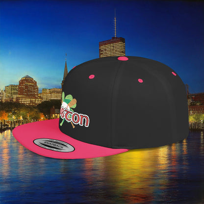 Boston Shamrock Baseball Flat Bill Snapback