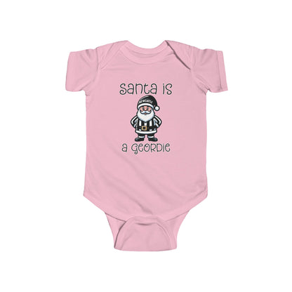 Newcastle United Santa Is A Geordie Infant Bodysuit