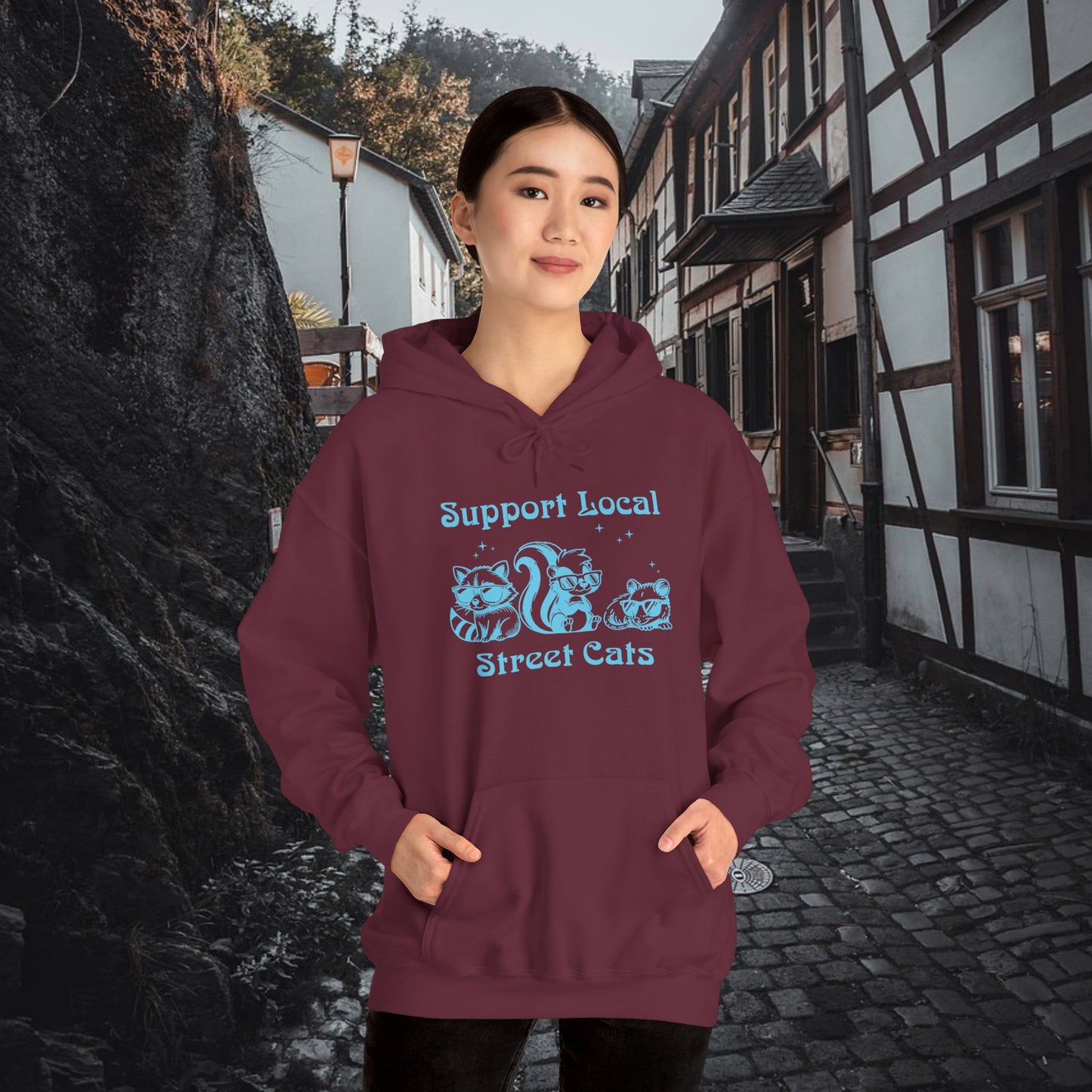 Support Local Street Cats Hoodie