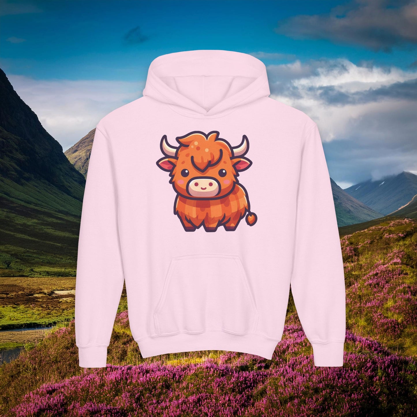 Highland Coo Youth Hoodie
