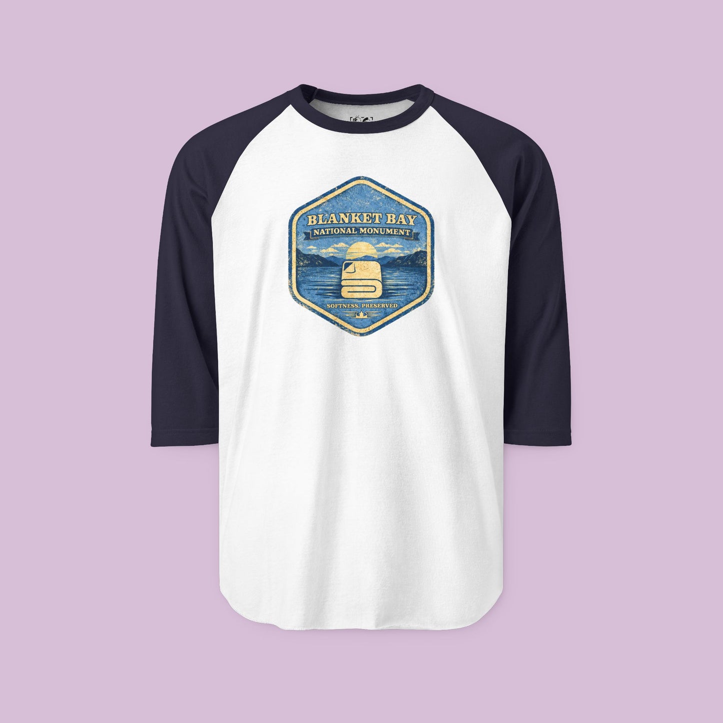 Blanket Bay National Monument Raglan Tee