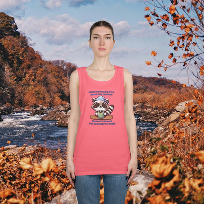 Raccoon Coffee Tank Top