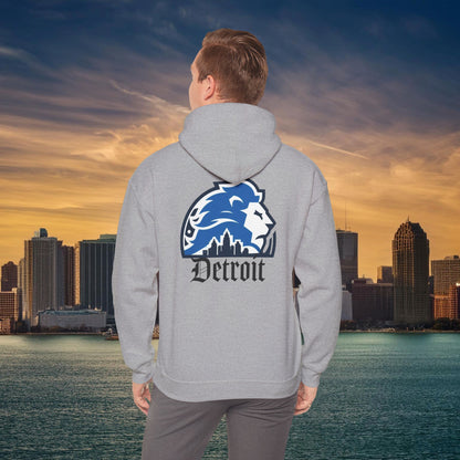 Detroit Football Skyline Hoodie