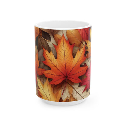 Autumn Leaves Ceramic Mugs (11oz\15oz)