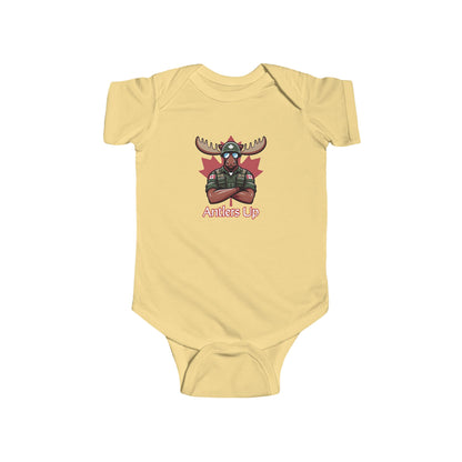 Canadian Moose "Antlers Up" Infant Bodysuit