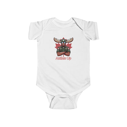 Canadian Moose "Antlers Up" Infant Bodysuit