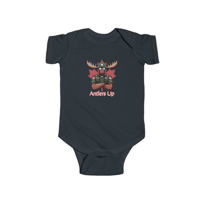 Canadian Moose "Antlers Up" Infant Bodysuit