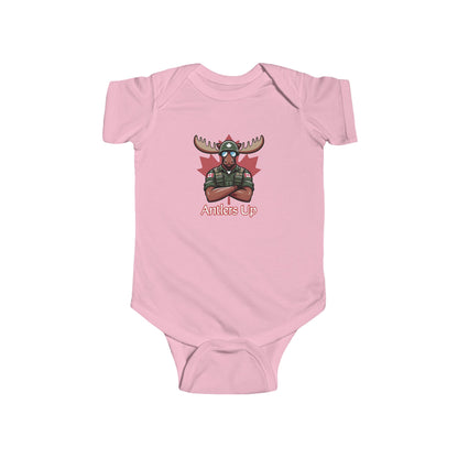 Canadian Moose "Antlers Up" Infant Bodysuit