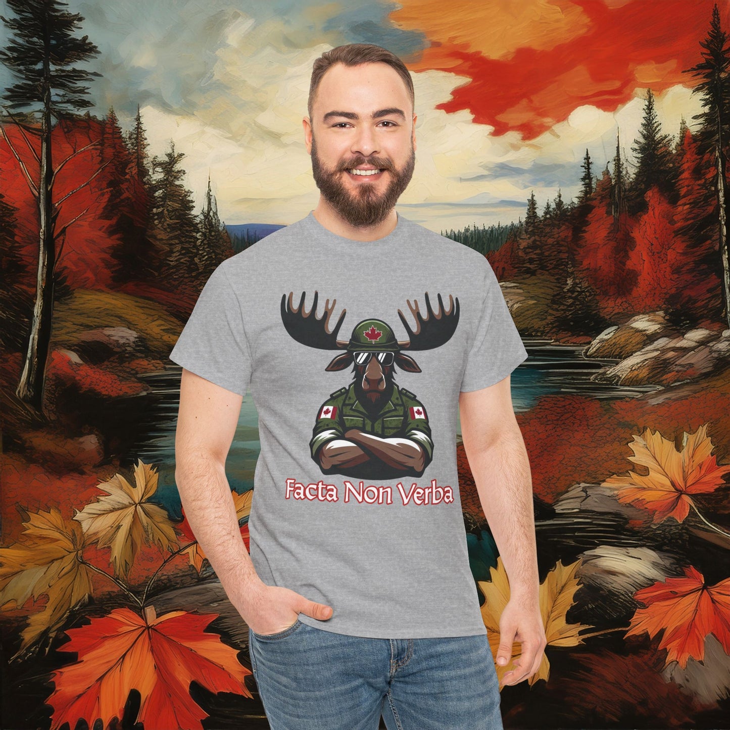 Canadian Moose "Facta Non Verba" Tee
