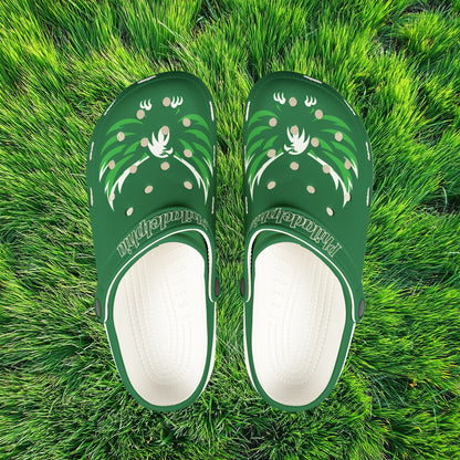 Philadelphia Eagle Logo Foam Clogs