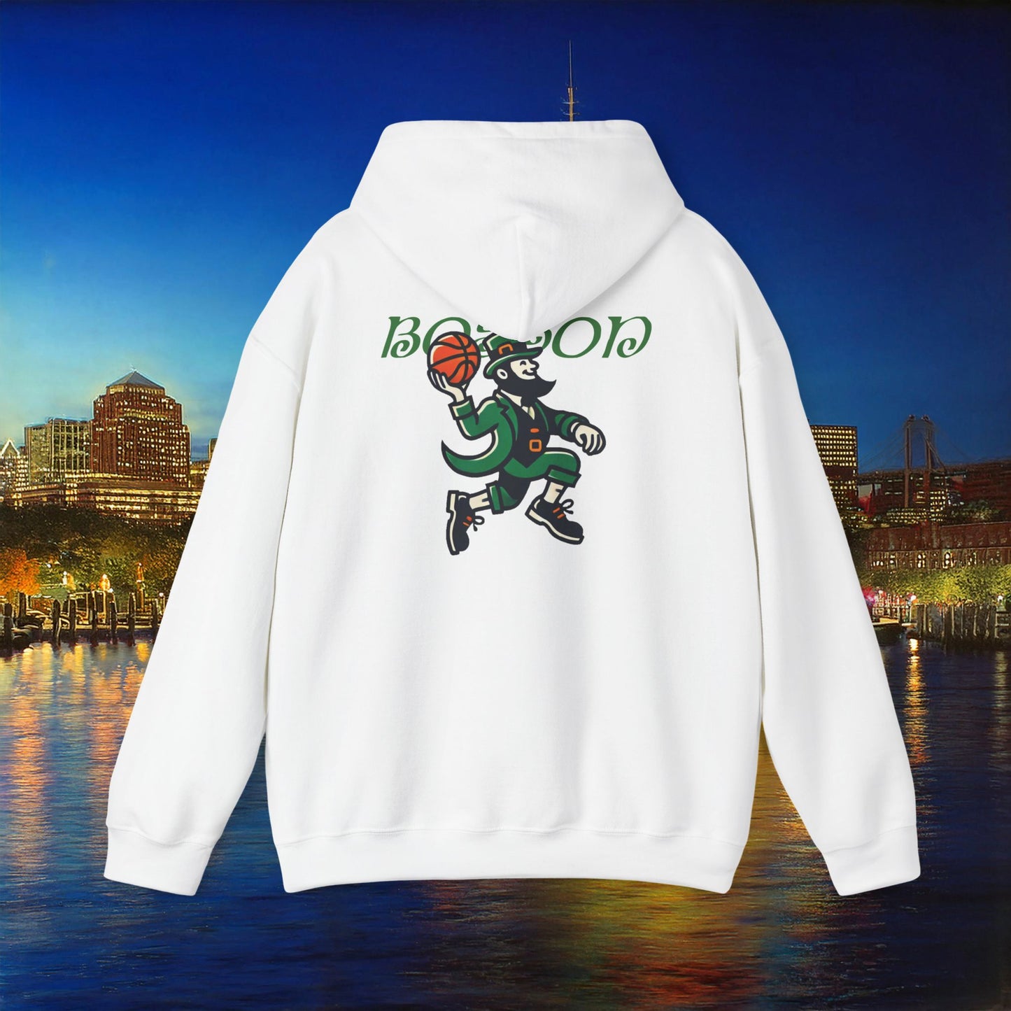 Boston Basketball Logo Hoodie