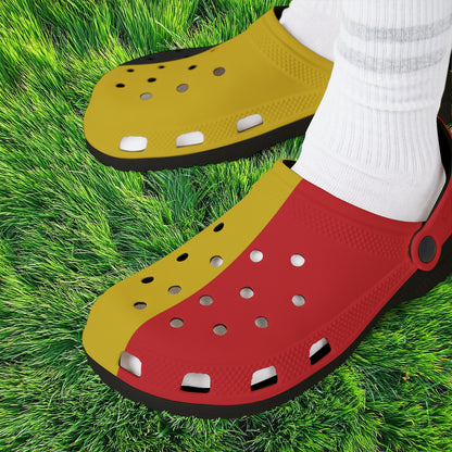 The Belgian Flag Foam Clogs