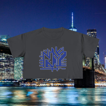 NY Subway Grafitti Women's Crop Tee