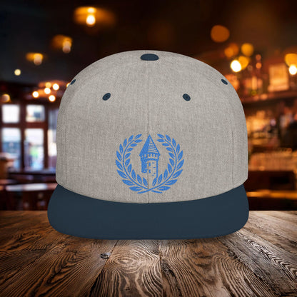 Blue Everton Logo Flat Bill Snapback
